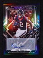 Nico Collins 2021 Panini Obsidian Rookie Autographs #130 RC #094/199 at PristineAuction.com