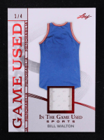 Bill Walton 2025 Leaf ITG Used Sports Game Used Memorabilia Red Foil JSY #GM6 #1/4 at PristineAuction.com