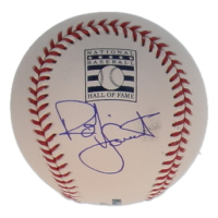 Robin Yount Signed OML Hall of Fame Logo Baseball (Beckett) at PristineAuction.com