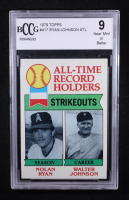 Nolan Ryan / Walter Johnson 1981 Topps All-Time Record Holders Strikeouts #417 (BCCG 9) at PristineAuction.com