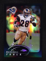 Marshall Faulk 2002 Topps Chrome Refractors #77 #395/599 at PristineAuction.com