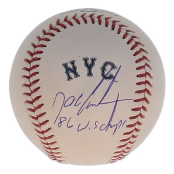Dwight 'Doc' Gooden Signed OML NYC Logo Baseball Inscribed "86 W.S.C" (Beckett) at PristineAuction.com Dwight 'Doc' Gooden Signed OML NYC Logo Baseball Inscribed "86 W.S.C" (Beckett) at PristineAuction.com