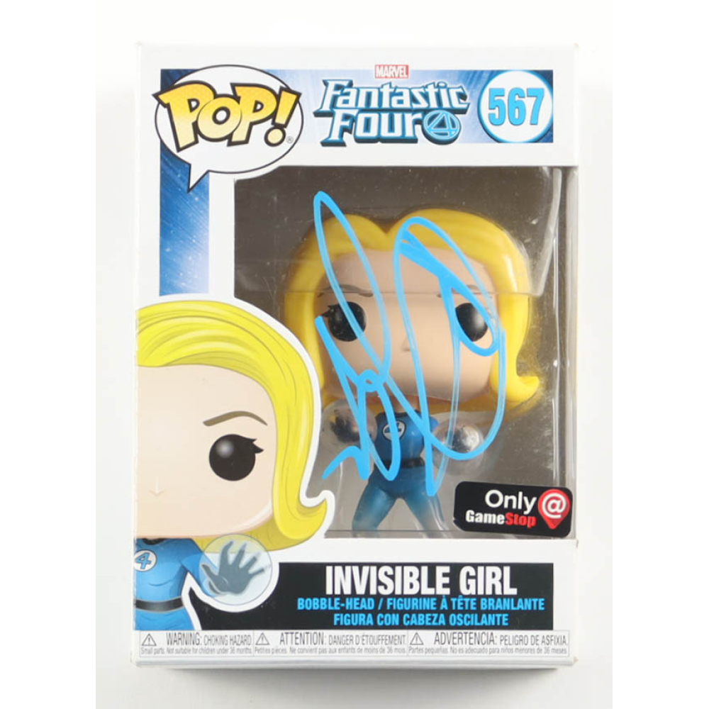 Jessica Alba Signed "Fantastic Four" #558 Invisible Girl Funko Pop! Vinyl Figure (ACOA) at PristineAuction.com