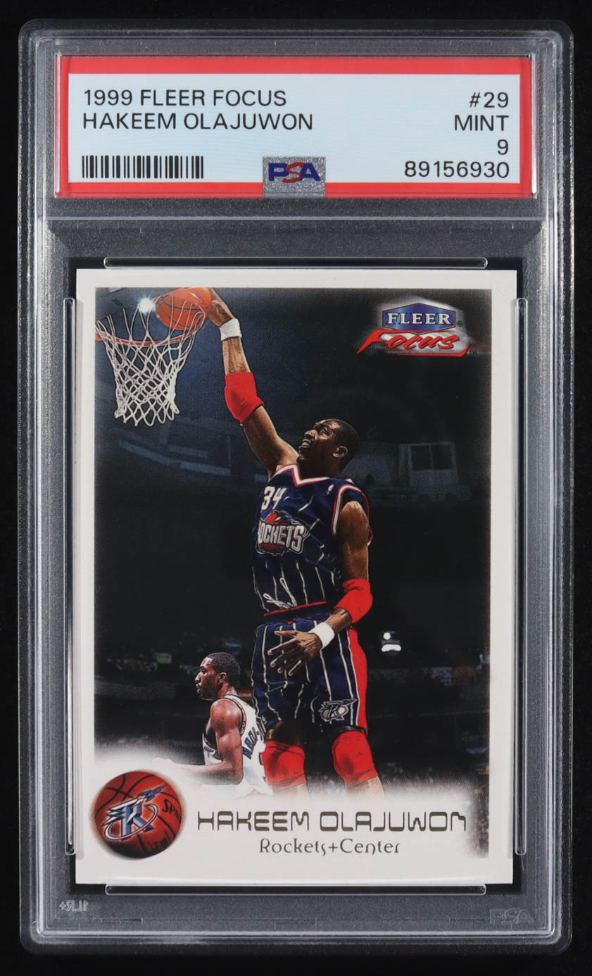 Hakeem Olajuwon 1999-00 Fleer Focus #29 (PSA 9) at PristineAuction.com Hakeem Olajuwon 1999-00 Fleer Focus #29 (PSA 9) at PristineAuction.com