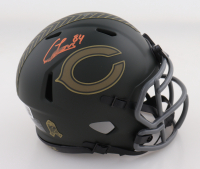 Colston Loveland Signed Bears Salute to Service Alternate Speed Mini Helmet (Beckett) at PristineAuction.com