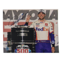 Denny Hamlin Signed NASCAR 8x10 Photo (Beckett) at PristineAuction.com