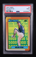 Nolan Ryan 1990 Topps Astros #4 (PSA 9) at PristineAuction.com