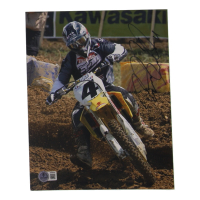 Ricky Carmichael Signed 8x10 Photo (Beckett) at PristineAuction.com