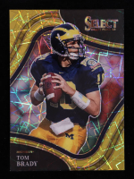 Tom Brady 2022 Select Draft Picks Prizms Gold Lazer #130 at PristineAuction.com