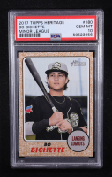 Bo Bichette 2017 Topps Heritage Minor League #180 RC (PSA 10) at PristineAuction.com