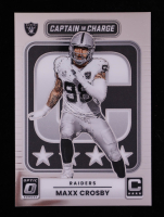 Maxx Crosby 2025 Donruss Optic Captain in Charge #4 at PristineAuction.com