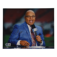 Mike Tirico Signed 8x10 Photo Inscribed "Best Wishes" (Beckett) at PristineAuction.com