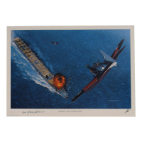 Capt. Robert M. Elder Signed Stan Stokes "Midway: The Turning Point" Lithograph Inscribed "USN" (AIV) at PristineAuction.com