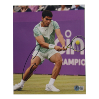 Carlos Alcaraz Signed 8x10 Photo (Beckett) at PristineAuction.com
