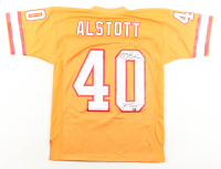 Mike Alstott Signed Buccaneers Mitchell & Ness Authentic Jersey Inscribed "A-Train" (Fanatics) at PristineAuction.com