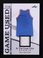 Bill Walton 2025 Leaf ITG Used Sports Game Used Memorabilia Blue Foil JSY #GM6 #27/45 at PristineAuction.com