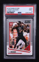 Lamar Jackson 2018 Panini Score Scorecard #352 RC (PSA 9) at PristineAuction.com