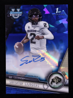 Shedeur Sanders 2023 Bowman Chrome Sapphire University Autographs #PASSA RC at PristineAuction.com