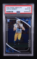 Justin Herbert 2020 Panini Absolute #167 RC (PSA 10) at PristineAuction.com