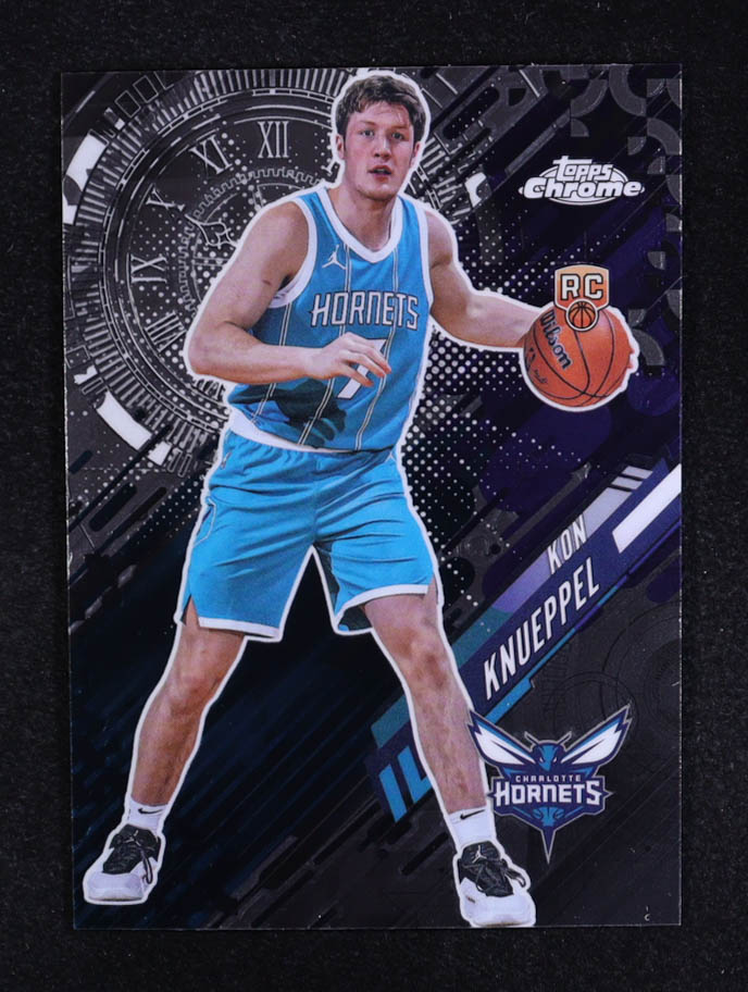 Kon Knueppel 2025-26 Topps Chrome Go Time #GT19 RC at PristineAuction.com Kon Knueppel 2025-26 Topps Chrome Go Time #GT19 RC at PristineAuction.com