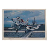 Everett Alvarez Signed Stan Stokes "Fallen Eagle" Lithograph (AIV) at PristineAuction.com