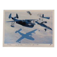 William Kearns, James Ball, & James Robbins Signed Stan Stokes "Antarctic Mayday" Lithograph (AIV) at PristineAuction.com