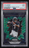 CJ Stroud 2023 Panini Prizm Prizm Break Prizms Green Wave #6 CJ RC (PSA 9) at PristineAuction.com