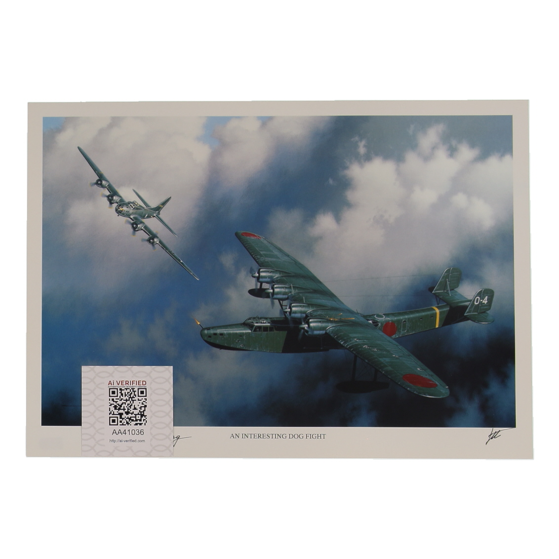 Edwin Loberg Signed Stan Stokes "An Interesting Dog Fight" Lithograph (AIV) at PristineAuction.com Edwin Loberg Signed Stan Stokes "An Interesting Dog Fight" Lithograph (AIV) at PristineAuction.com