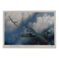 Edwin Loberg Signed Stan Stokes "An Interesting Dog Fight" Lithograph (AIV) at PristineAuction.com