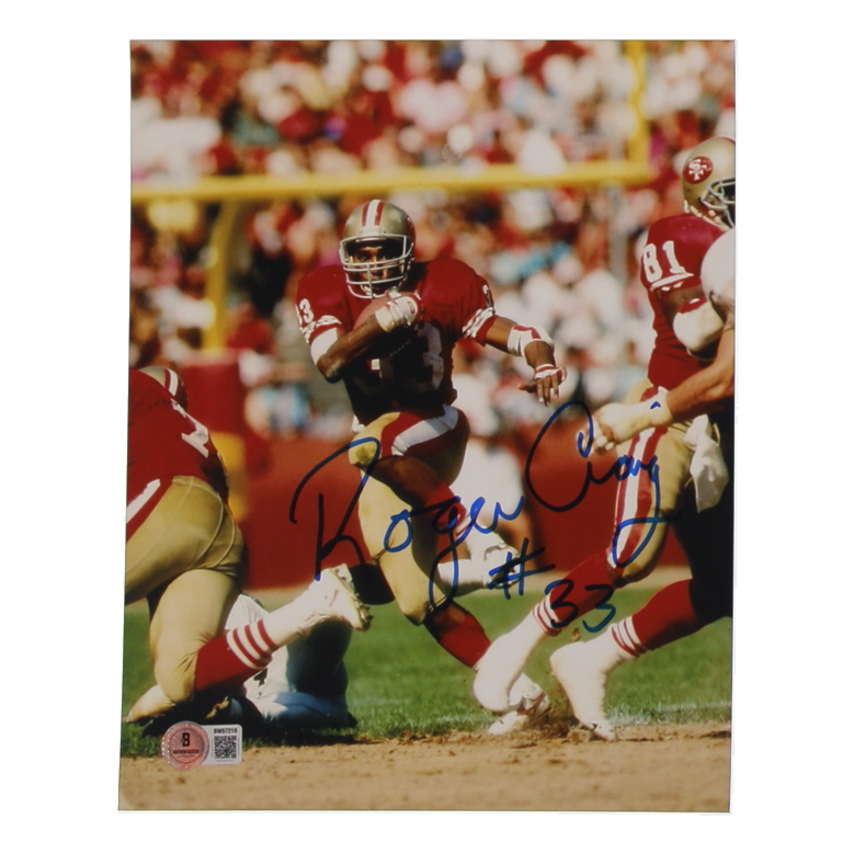 Roger Craig Signed 49ers 8x10 Photo (Beckett) at PristineAuction.com Roger Craig Signed 49ers 8x10 Photo (Beckett) at PristineAuction.com