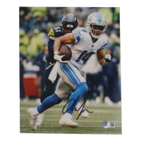 Amon-Ra St. Brown Signed Lions 8x10 Photo (Beckett) at PristineAuction.com