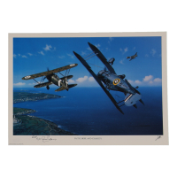 James Pickering Signed Stan Stokes "Faith, Hope And Charity" Lithograph Inscribed "RAF FL/LT" (AIV) at PristineAuction.com