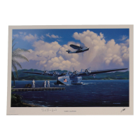 Sture Sigfred Signed Stan Stokes "Tahiti Clippers" Lithograph (AIV) at PristineAuction.com