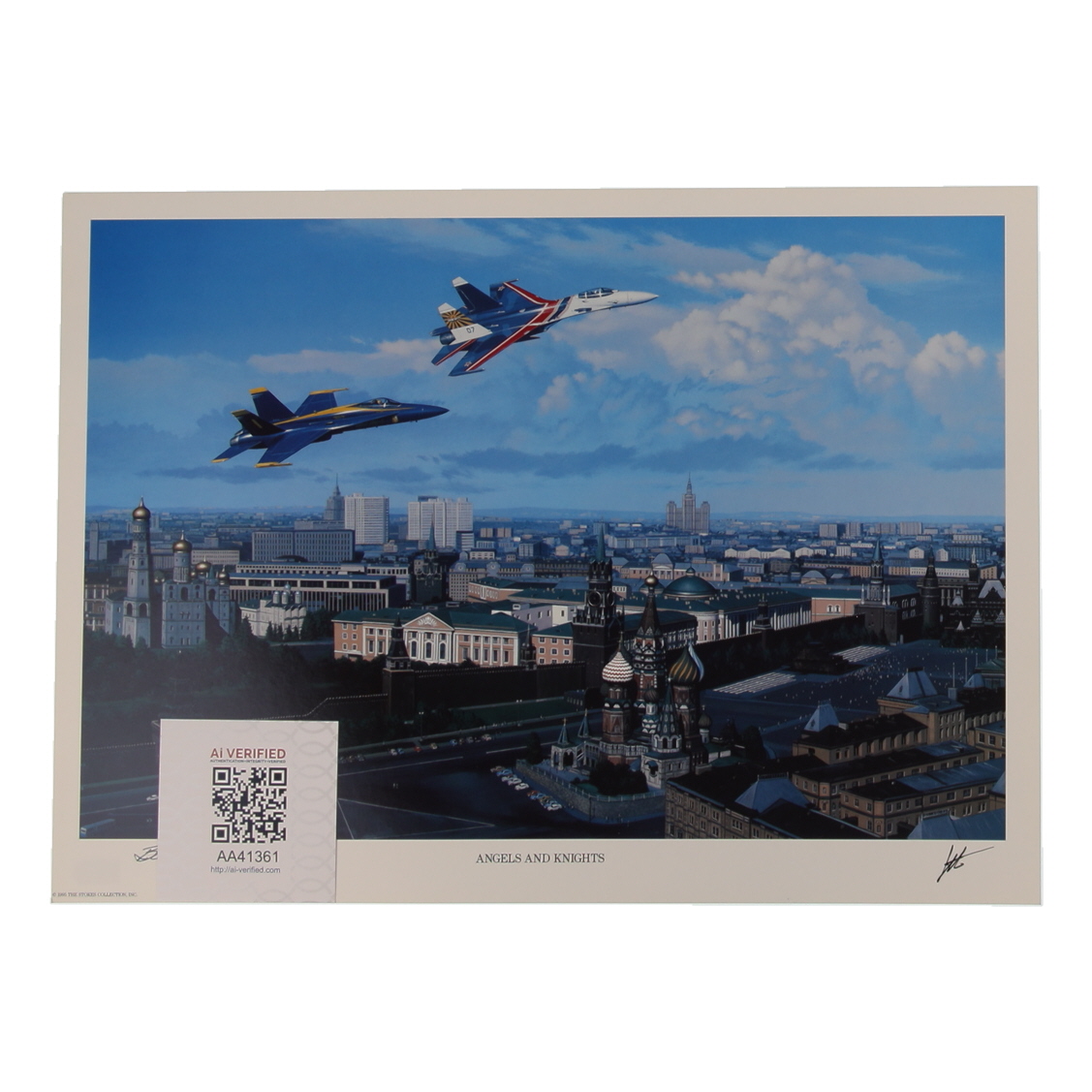 Butch Voris Signed Stan Stokes "Angels and Knights" Lithograph (AIV) at PristineAuction.com Butch Voris Signed Stan Stokes "Angels and Knights" Lithograph (AIV) at PristineAuction.com