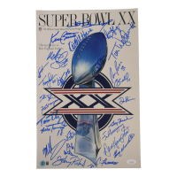 1985 Bears Super Bowl XX 11x17 Photo Team-Signed By (23) with Dan Hampton, Mike Singletary, Tom Thayer, Matt Suhey (Beckett & JSA) at PristineAuction.com