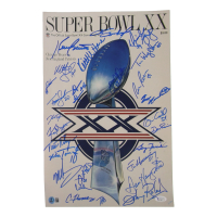 1985 Bears Super Bowl XX 11x17 Photo Team-Signed By (23) with Dan Hampton, Mike Singletary, Tom Thayer, Matt Suhey (Beckett & JSA) at PristineAuction.com