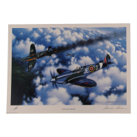Johnnie Johnson Signed Stan Stokes "Canadian Heroes" Lithograph (AIV) at PristineAuction.com