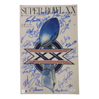 1985 Bears Super Bowl XX 11x17 Photo Team-Signed By (23) with Dan Hampton, Mike Singletary, Tom Thayer, Matt Suhey (Beckett & JSA) at PristineAuction.com