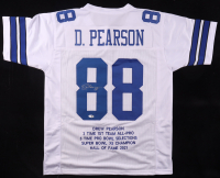 Drew Pearson Signed Career Highlight Stat Jersey (JSA) at PristineAuction.com