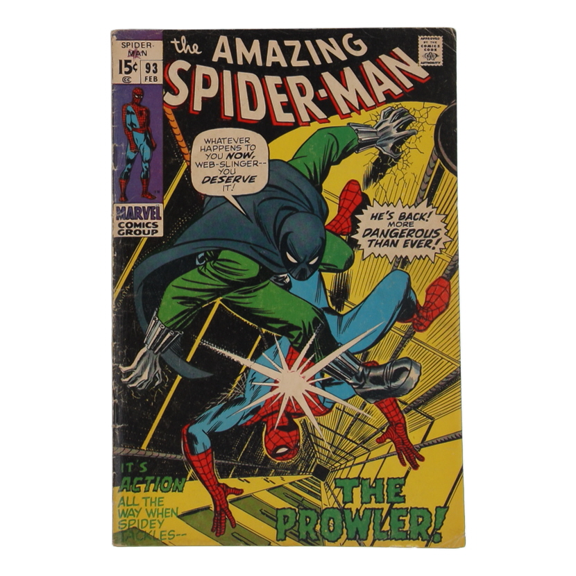 1971 "The Amazing Spider-Man" Issue #93 Marvel Comic Book at PristineAuction.com 1971 "The Amazing Spider-Man" Issue #93 Marvel Comic Book at PristineAuction.com