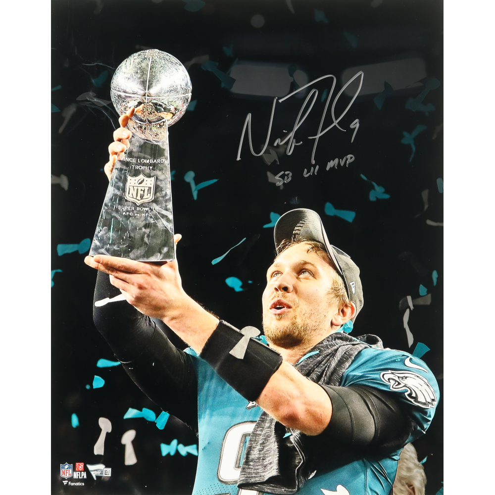 Nick Foles Signed Eagles 16x20 Photo Inscribed "SB LII MVP" (Fanatics) at PristineAuction.com