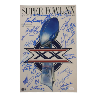1985 Bears Super Bowl XX 11x17 Photo Team-Signed By (23) with Dan Hampton, Mike Singletary, Tom Thayer, Matt Suhey (Beckett & JSA) at PristineAuction.com