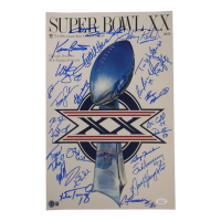 1985 Bears Super Bowl XX 11x17 Photo Team-Signed By (23) with Dan Hampton, Mike Singletary, Tom Thayer, Matt Suhey (Beckett & JSA) at PristineAuction.com