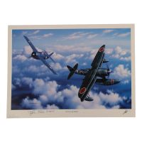 Joe Foss Signed Stan Stokes "Tough As Nails" Lithograph Inscribed "CMH" (AIV) at PristineAuction.com