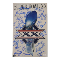 1985 Bears Super Bowl XX 11x17 Photo Team-Signed By (23) with Dan Hampton, Mike Singletary, Tom Thayer, Matt Suhey (Beckett & JSA) at PristineAuction.com