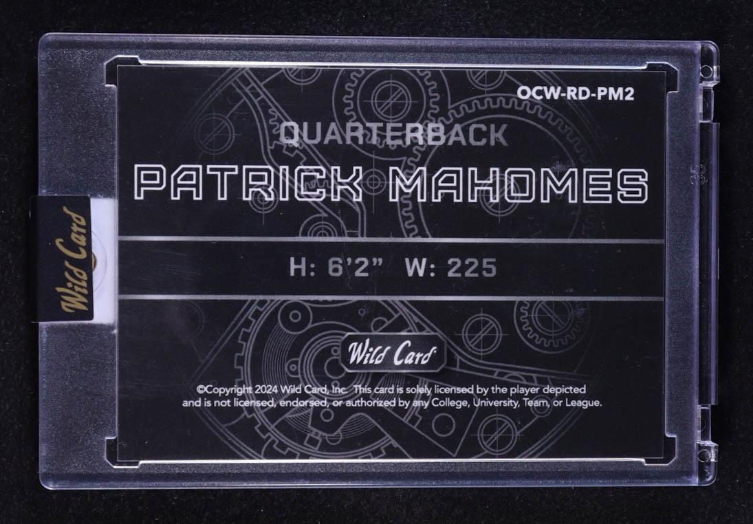 Patrick Mahomes II 2024 Wild Card QB1 On The Clock Red #OCW-RD-PM2 #1/1 at PristineAuction.com Patrick Mahomes II 2024 Wild Card QB1 On The Clock Red #OCW-RD-PM2 #1/1 at PristineAuction.com