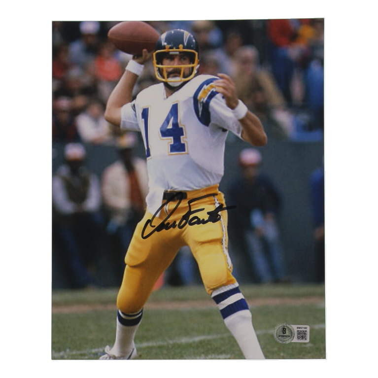 Dan Fouts Signed Chargers 8x10 Photo (Beckett) at PristineAuction.com Dan Fouts Signed Chargers 8x10 Photo (Beckett) at PristineAuction.com