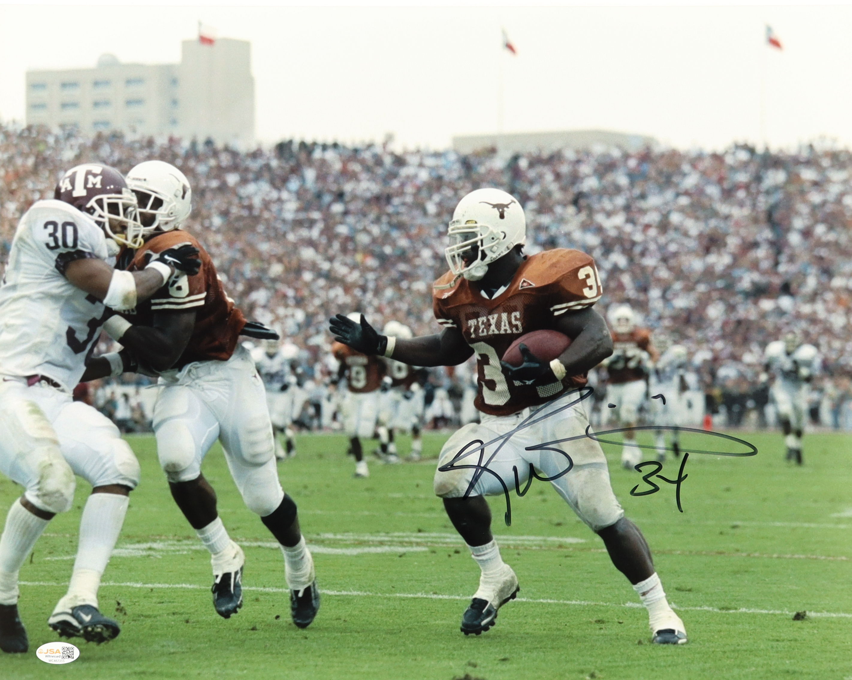 Rickey Williams Signed Texas Longhorns 16x20 Photo (JSA) at PristineAuction.com Rickey Williams Signed Texas Longhorns 16x20 Photo (JSA) at PristineAuction.com