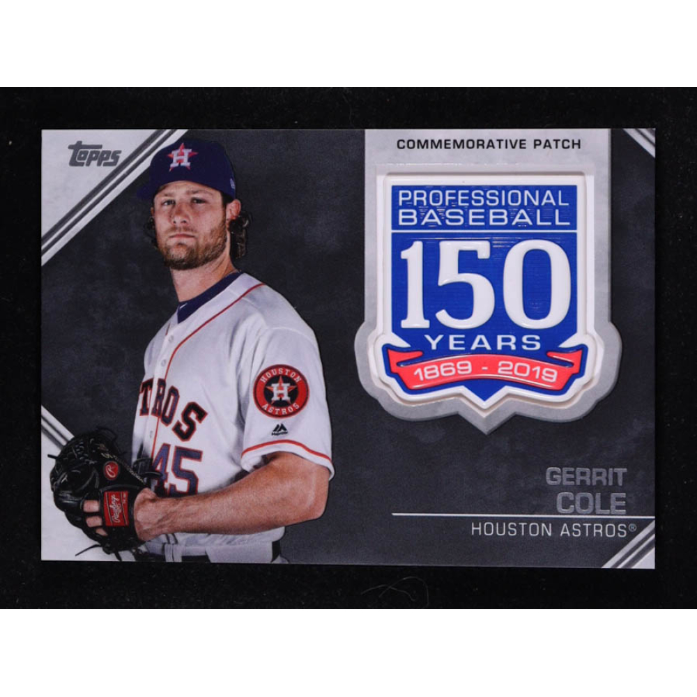 Gerrit Cole 2019 Topps 150th Anniversary Manufactured Patches #AMPGC at PristineAuction.com