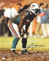 Rickey Williams Signed Dolphins 16x20 Photo (JSA) at PristineAuction.com
